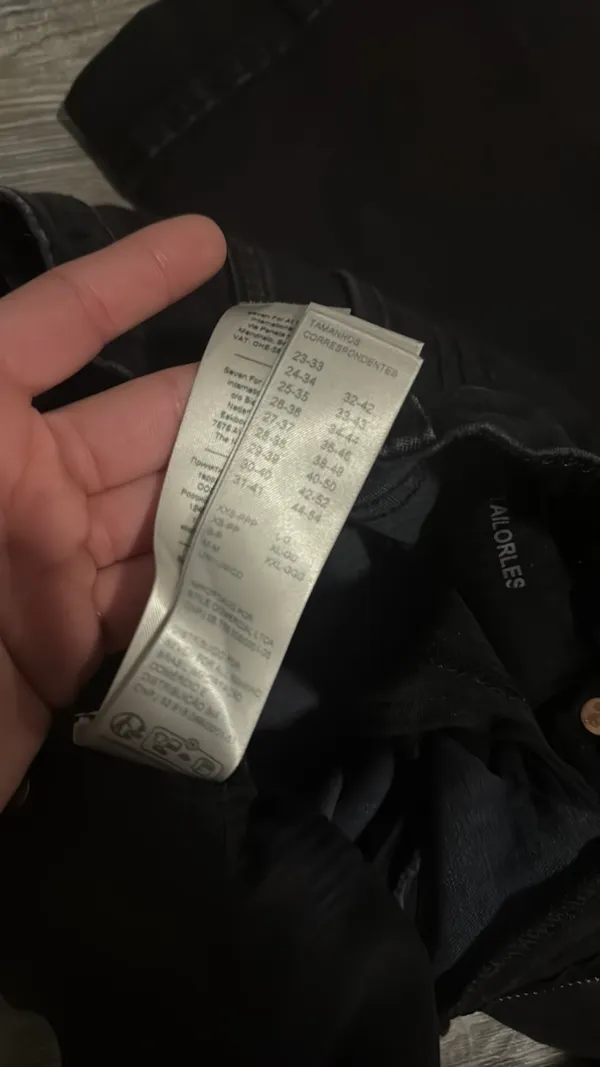 7 For All Mankind Jeans Dojo Black - Image 5