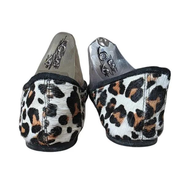Sam Edelman Flats Women Size 6 Calf Fur Cheetah Chic Boujee Modern Maximalist - Image 5