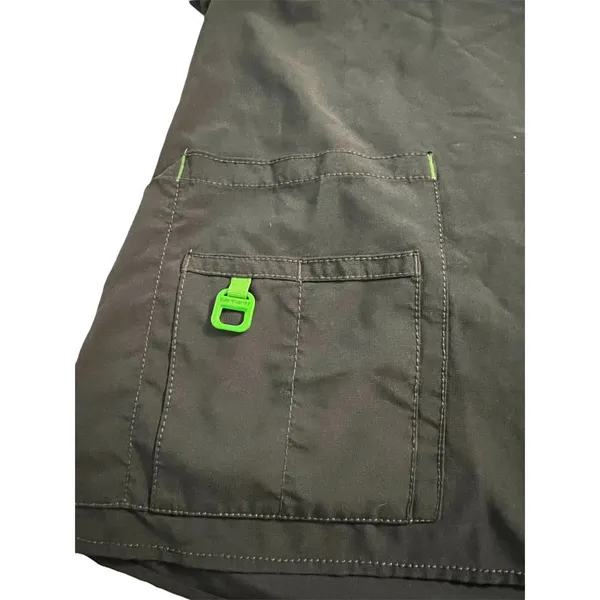 Carhartt Force Scrub Top Women's Navy blue with green Size Large - Image 2