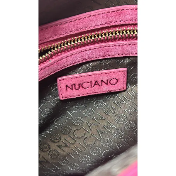 Nuciano Suede Fringe Crossbody‎ Pink Boho Western Festival Chain Strap Clutch - Image 4