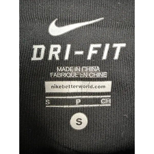 Nike Dri-FIT Black Running Leggings Women Size S Zip Ankle‎ Pocket Athletic - Image 4