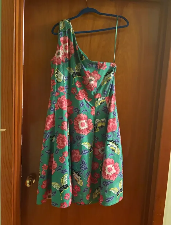 Talbots Women’s One-should Floral Dress - Image 2