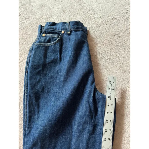 Vintage‎ Levis 25035 Jeans Women's Dark Wash High Waist Orange Tab 90s Size 16 - Image 9