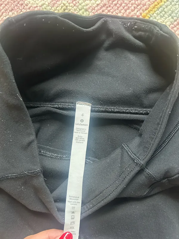 Lululemon Flare Leggings Black - Image 3