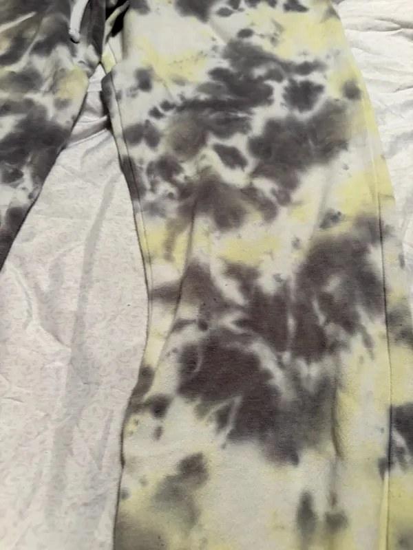 Garage black and yellow tie dye sweatpants - Image 7