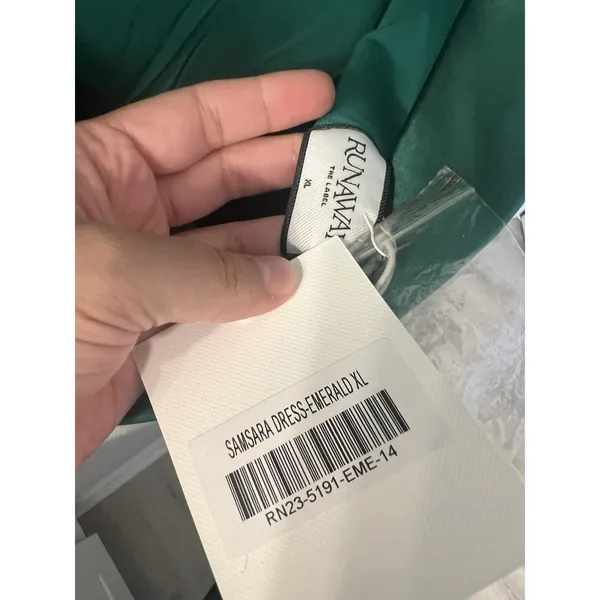 Runaway The‎ Label Samsara Maxi Dress in Emerald Green size XL NWT $127msrp - Image 6