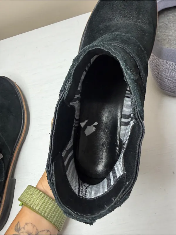 LLBean Old Port Black Suede Ankle Boot Sz 8 - Image 14