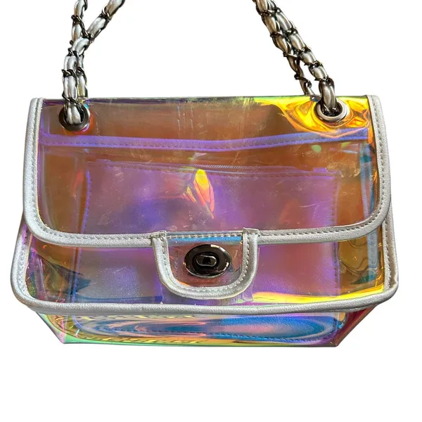 AQUA PVC‎ Clear Rainbow Shoulder Bag - Image 3