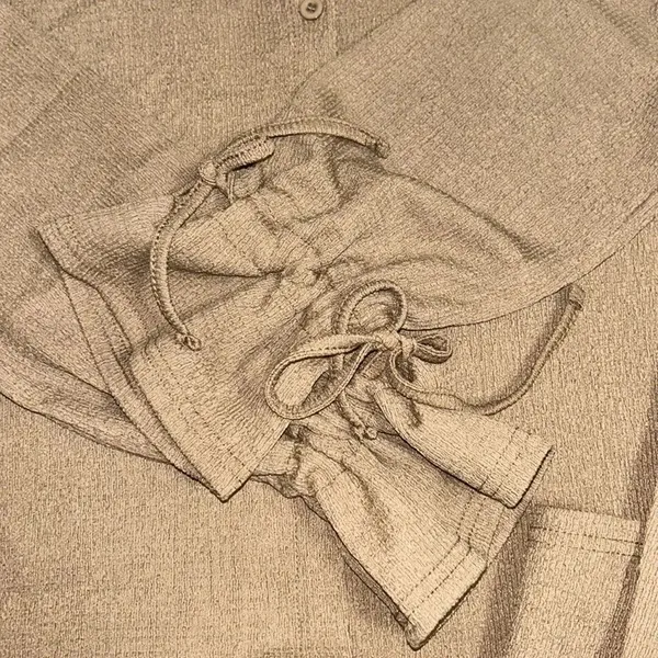 Women’s Beige Stretchy Pants Set(Size Small) Tan - Image 6