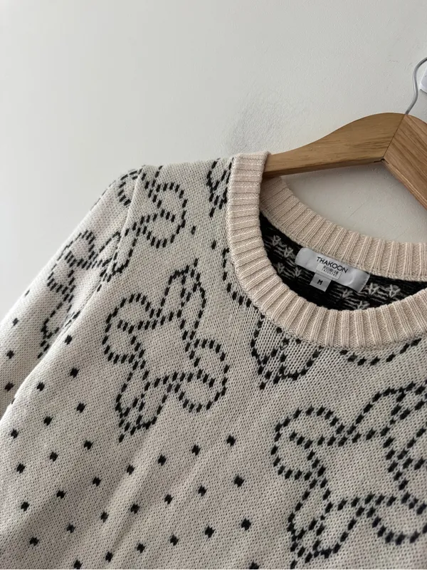 Thakoon‎ x Rent The Runway Fair Isle Wool Sweater Dress - Image 5