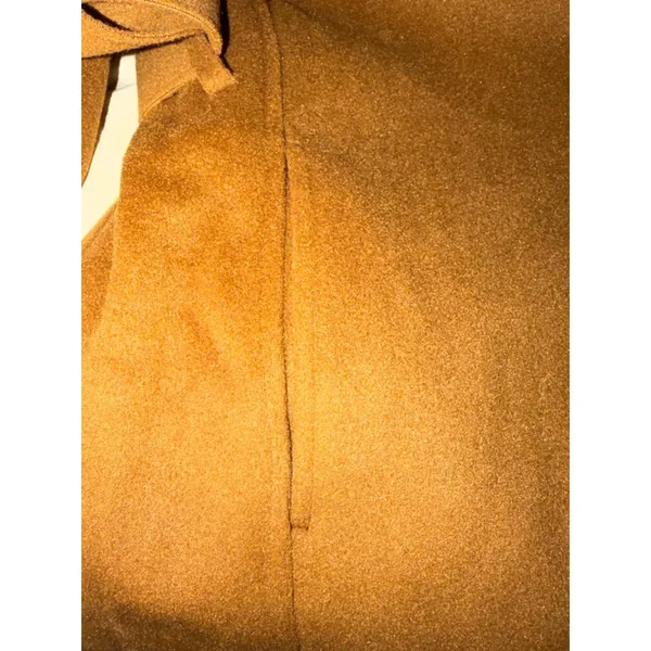 NEW A Line Peacoat Dress Coat Belted Notch Lapel Overcoat M 8/10 - Image 3