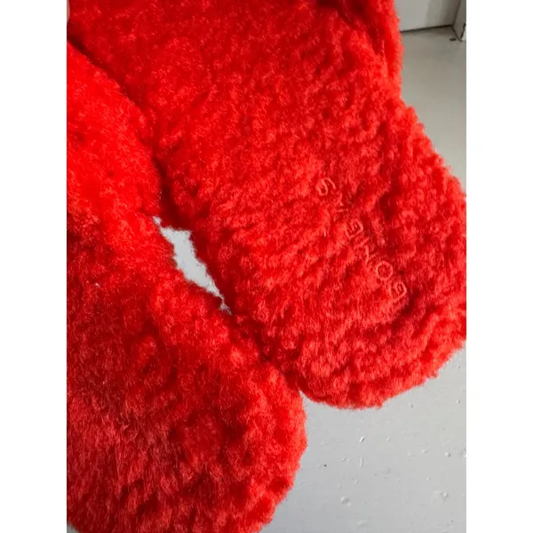 Bombas‎ women's Sunday Mule Slipper in bright rust orange size 10 - Image 5