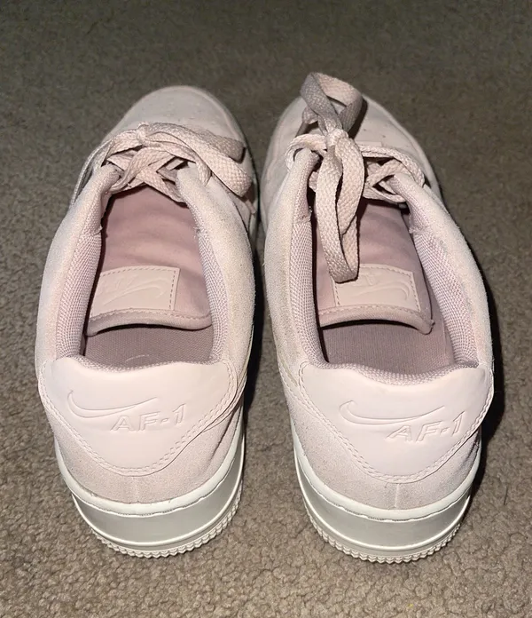 Nike Pink Suede Air Force 1s - Image 5
