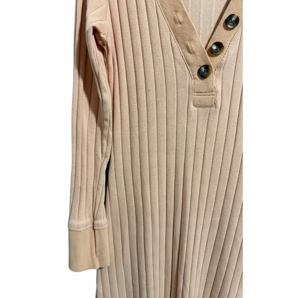 Free People Beach‎ Sunflower Maxi Dress Peach Women's Size Large - Image 7