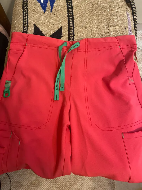 NWOT  Pink Scrub Bottoms - Image 3