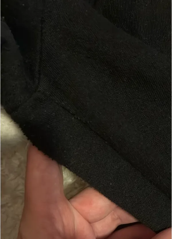 Black cuffed ZARA Sweatpants - Image 4