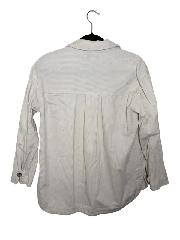 Madewell Corduroy Shirt Jacket Shacket Ivory S - Image 7