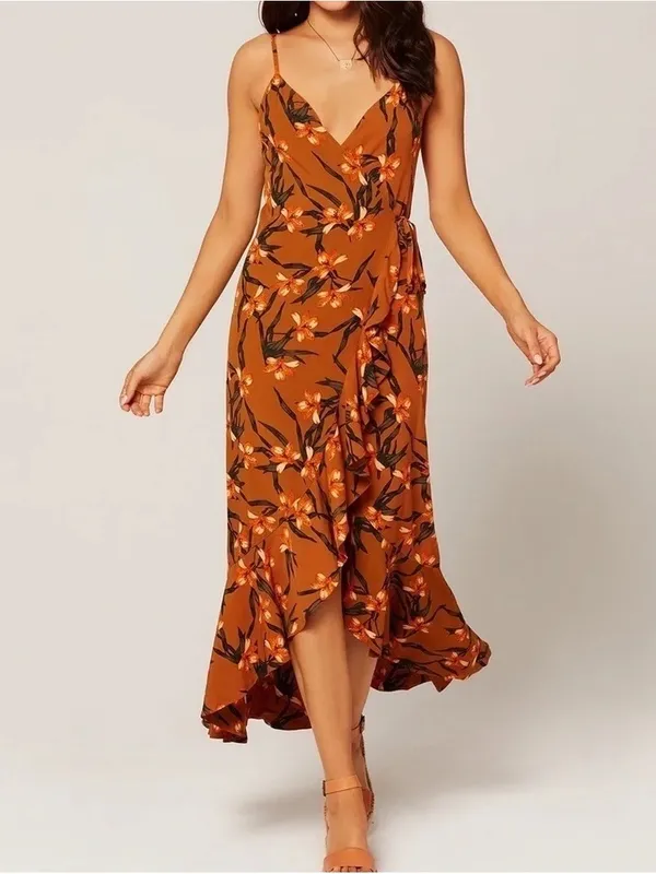 L*Space NWT Floral Wrap Maxi Dress - Image 2