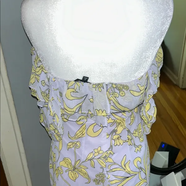 Lulu's Yellow Floral Backless Maxi Dress - Image 8