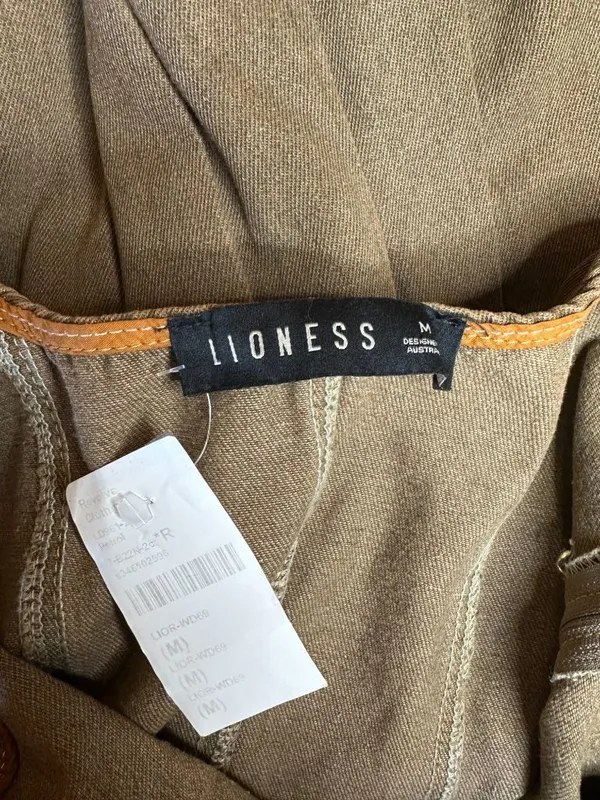 LIONESS Biker Mini Dress in Petrol Medium New Womens Denim - Image 9
