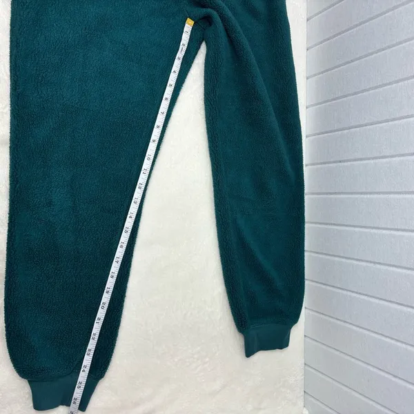 Old Navy Women’s Mid-Rise Vintage Sherpa‎ Sweatpants Teal Size M - Image 6