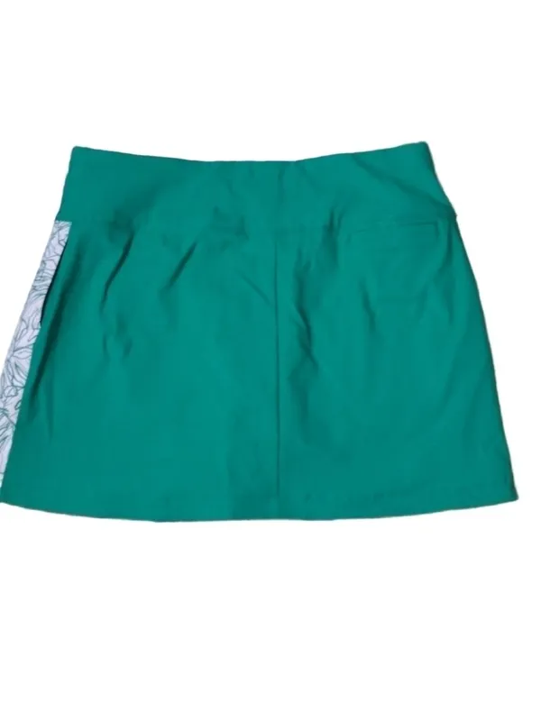 Lady hagen tropic palm wrap lush green tennis skort size XXL - Image 8