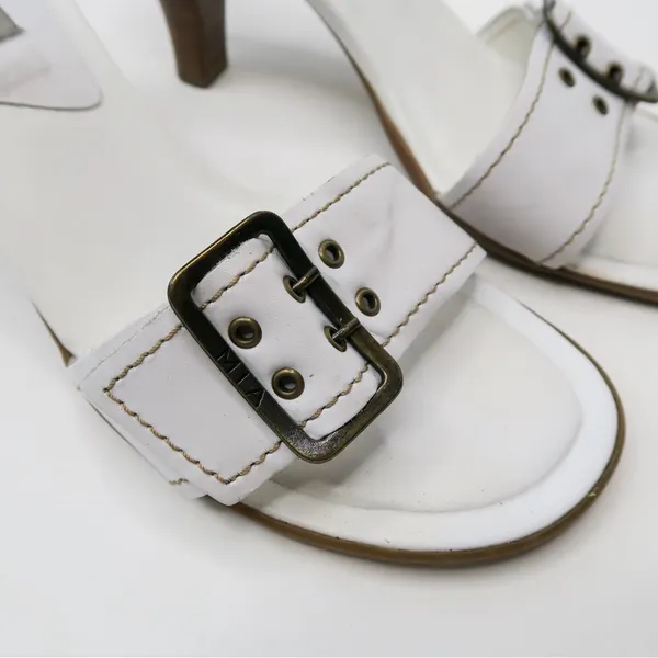 Vintage 90s MIA Buckle Heel Sandals - Image 6