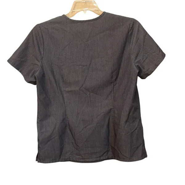 FIGS Catarina One Pocket Scrub Top Graphite‎ Medium Medical Healthcare Nurse - Image 4