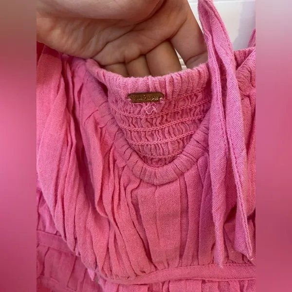 Barbiecore Pink Chloe Cotton Blouse - Image 2