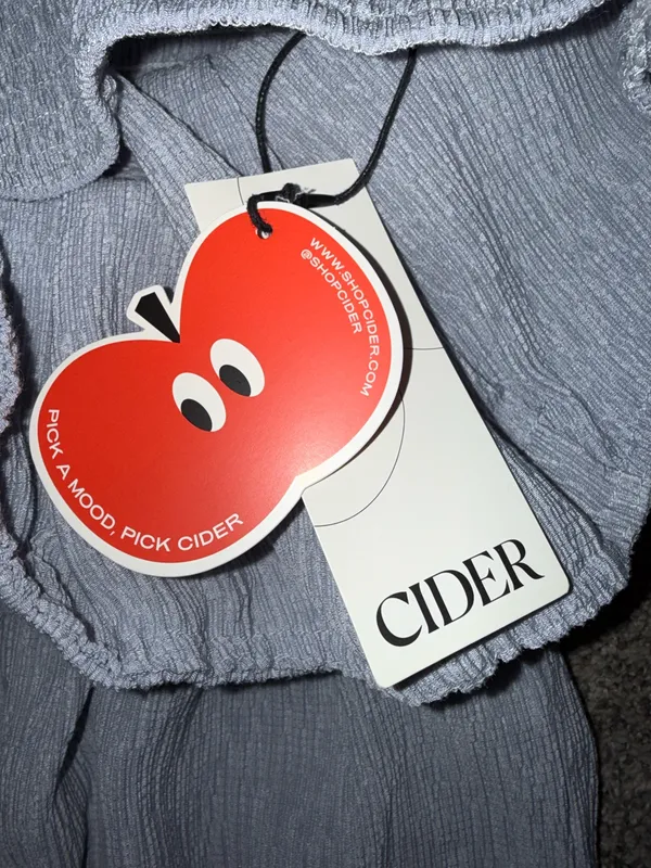 CIDER Drape Neck Smocked Strapless Wide Leg Jumpsuit - Image 4