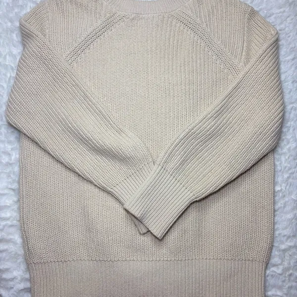 J. Crew Cream Button-Accent Sweater - Image 3