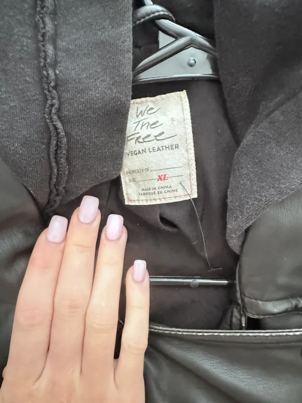 Free People Leather Jacket - Image 2
