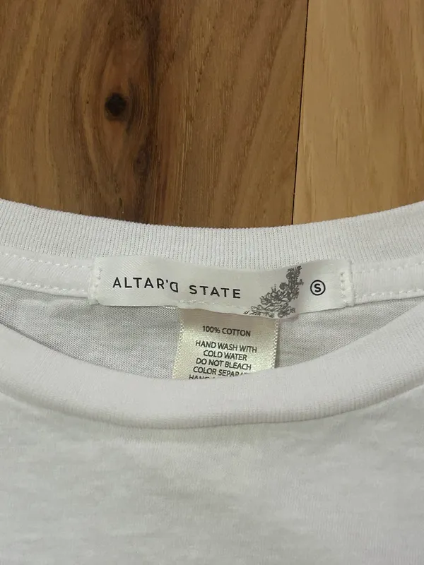 Altar'd State Bow American Flag Shirt - Image 3