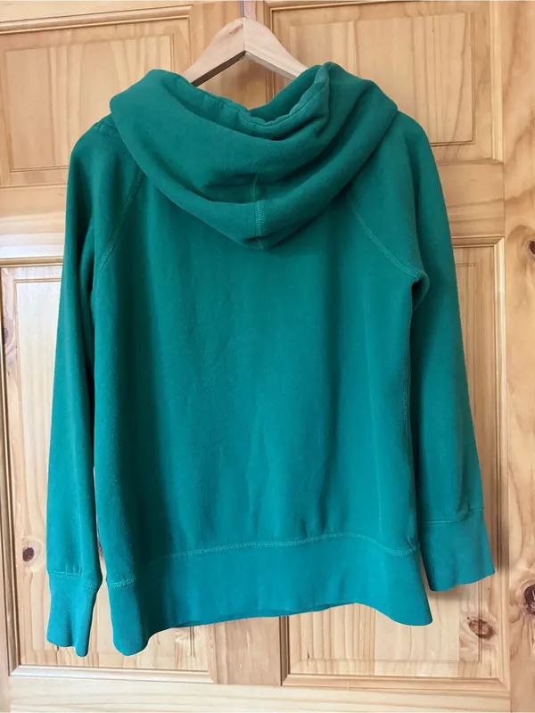 Vintage American Eagle Outfitters Hooded Pullover with Button Scuba Neck size M - Image 5