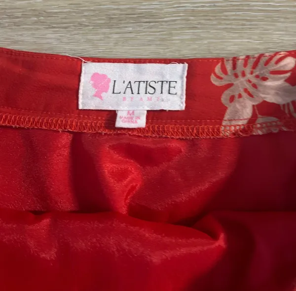 Tropical Two Piece Set Red Size M - Image 2
