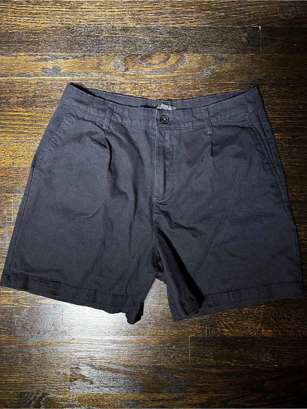Banana Republic Black High Waist Bermuda Shorts Size 10 Twill Stretch - Image 2