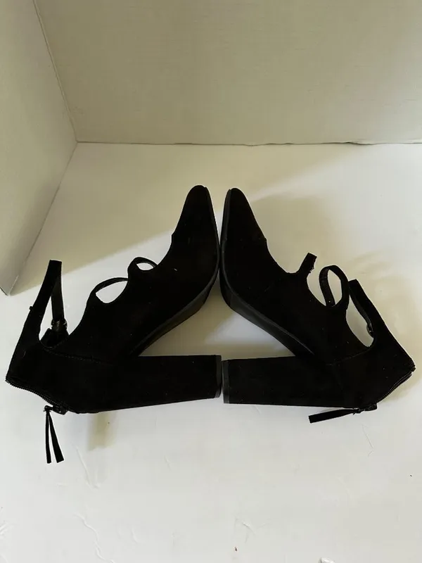 Lauren Conrad Women’s 8.5 Black Block Heel Shoes Academia Romantic Y2K 90s Fall - Image 4