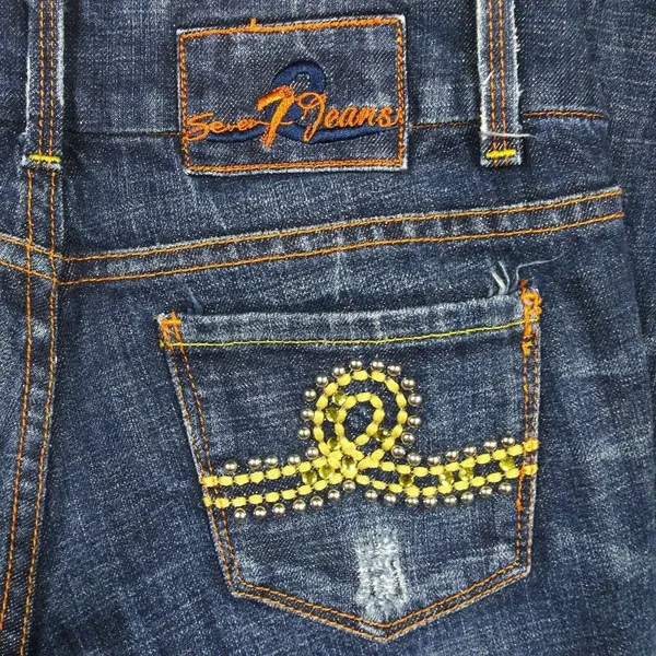 Seven 7 by Melissa McCarthy Women's Size 25 Blue Denim Regular Bootcut EUC - Image 6