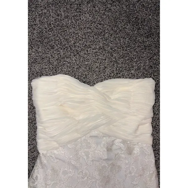 Ralph Lauren Ivory Lace Dress New With Tags Size 2 - Image 2