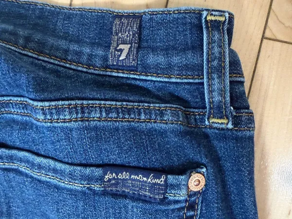 7 For All Mankind Dark Denim Ankle Gwenevere Jeans Size 28 - Image 9