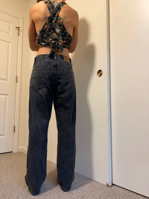 Black floral halter urban outfitters - Image 4