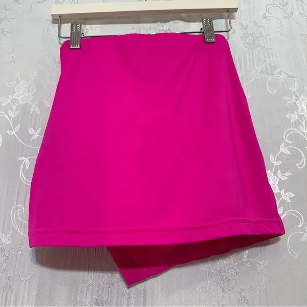 Finesse Hot Pink Fun & Flirty Mini Skirt XS Galentines Date Night Valentines Day - Image 3