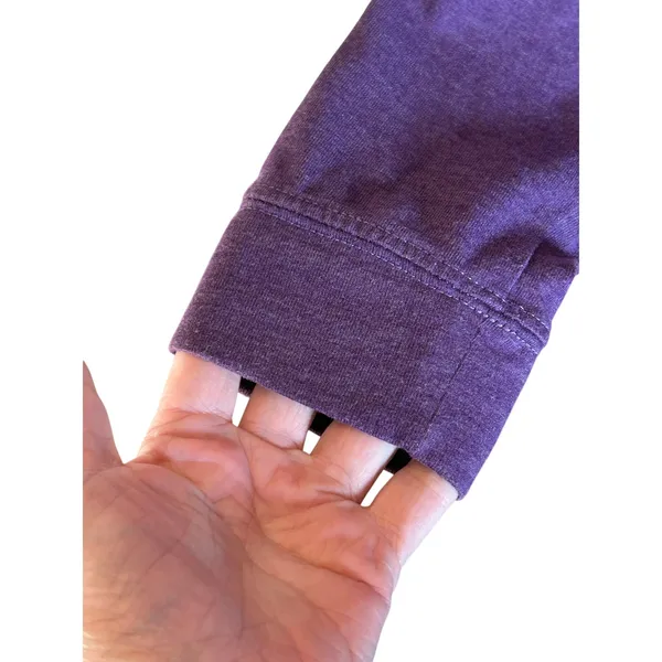Flying colors purple active pull-over long sleeve top medium USA yoga workout - Image 7