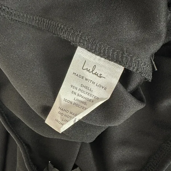 Lulus Thinking Out Loud Black Backless Jumpsuit Formal Cocktail Party Medium NWT - Image 11