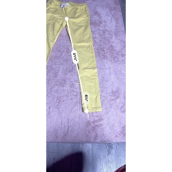 MAO Brand Size‎ L Yellow Skinny Jegging Stretch Modern I0184 - Image 4