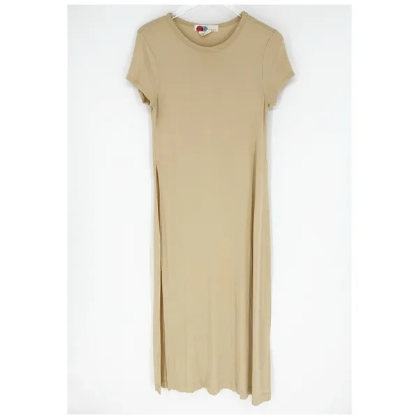 Free People Beach Tulip Tunic Top Women's‎ S Tan Boho - Image 2