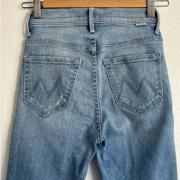 MOTHER Denim The Stunner Ankle Fray Hit The Jackpot - Image 7