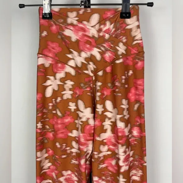OFFLINE By Aerie Brown Pink Real‎ Me High Waisted Crossover 7/8 Long Legging - Image 2