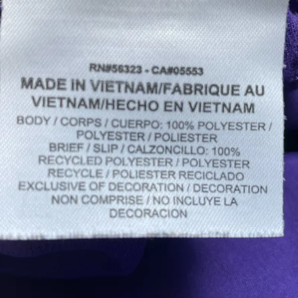 NIKE Dri-Fit Purple/White Brief-Lined Athletic Running Shorts - Size Medium - Image 11