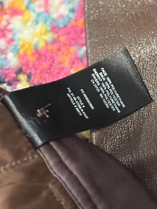 Aritzia Babaton Command vegan leather pants in coffee bean - Image 11